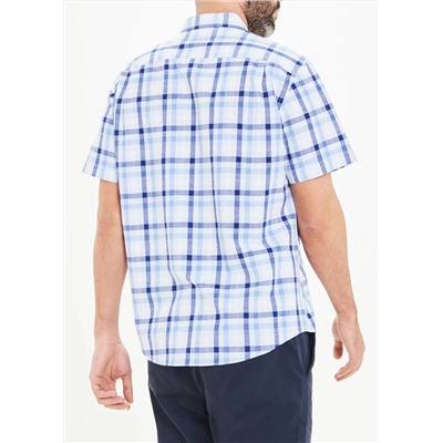 Lincoln Short Sleeve Slub Check Shirt