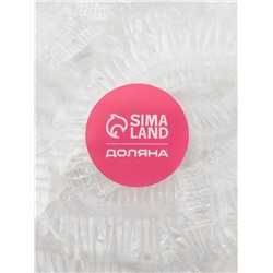 Шапочка для душа Доляна, прозрачная, полиэтилен