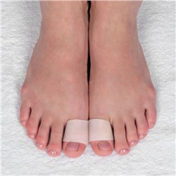 Напальчники для больших пальцев ног, силиконовый, 3.5×3.5×1.5 см, пара, белые