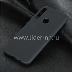 Задняя панель для Huawei Honor  9X / P Smart Z / Y9 Prime 2019 Силикон матовый (черная)