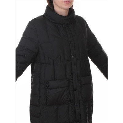 H24-332 BLACK Куртка пуховая облегченная женская (белый утиный пух)