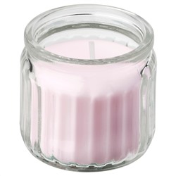 Свеча. LUGNARE, Duftkerze im Glas, Jasmin/rosa,, 12 Std.