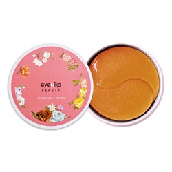 Гидрогелевые патчи для кожи под глазами с лососевым маслом и пептидами Salmon Oil & Peptide Hydrogel Eye Patch, EYENLIP 60 шт.