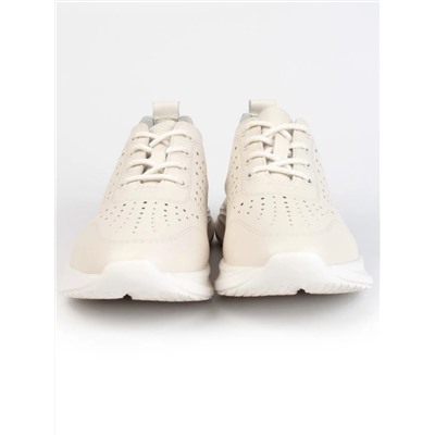 05-YD11-1D BEIGE Кроссовки женские (натуральная кожа)