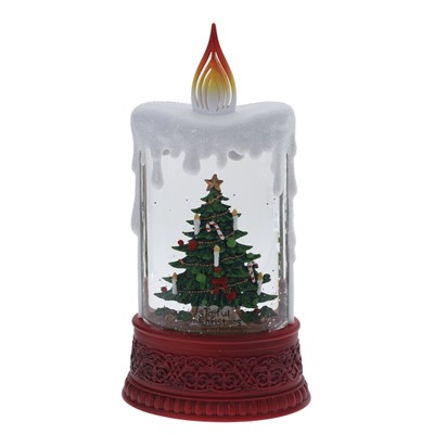 GAEM Изделие декоративное "Свеча" (подсвет, муз, вьюга, 3хААА н/п +USB), L12,5 W8 H24,5 см