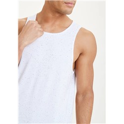 Textured Cotton Vest