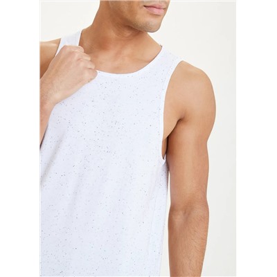 Textured Cotton Vest