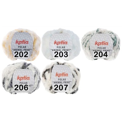Пряжа Katia Polar Animal Print