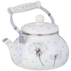ЧАЙНИК AGNESS ЭМАЛИРОВАННЫЙ СЕРИЯ "DANDELION", 2,3 Л