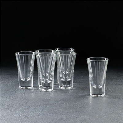 Стопки Luminarc «Москва», 50 мл, набор 6 шт., стекло, прозрачные