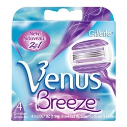 GT кассеты VENUS Breeze 4 шт