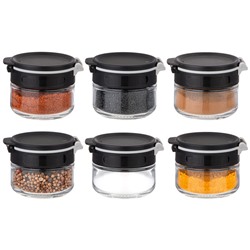 НАБОР ЕМКОСТЕЙ ДЛЯ СПЕЦИЙ 6ШТ 85МЛ AGNESS