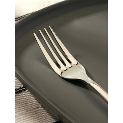 Вилка столовая Magistro «Эми», h=20.5 см, нержавеющая сталь, серебристая