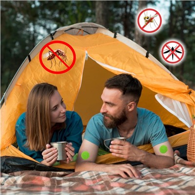 Наклейки от комаров и мошек, набор 60 шт.