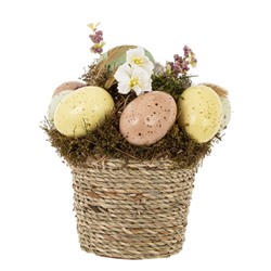 GAEM Цветочная композиция "Пасхальная", L15 W15 H16 см
