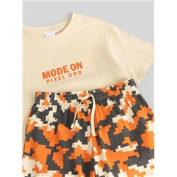 Набор детский для мальчиков ((1)футболка и (2)шорты) Aswa