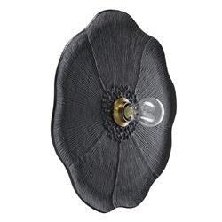 Светильник настенный Wildflower, Ø46 см, черный