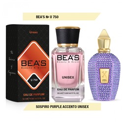 Beas U750 Sospiro Purple Accento Unisex edp 50 ml, Парфюм унисекс Beas U750 создан по мотивам аромата Sospiro Purple Accento