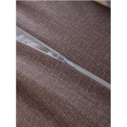 Постельное белье поплин на молнии / Капучино