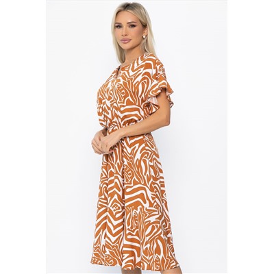 Платье Кристи (рыжее) П13869-35М