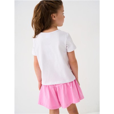 Комплект для девочки: футболка, шорты