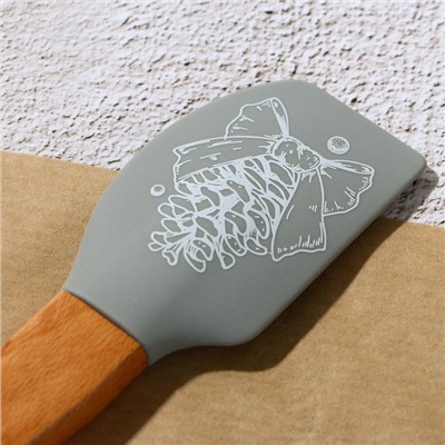 Формы для выпечки новогодние «Рождество», набор 4 шт. + лопатка