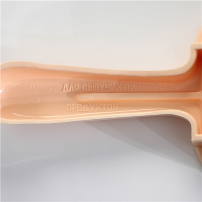 Совок для сыпучих продуктов Полимербыт, 250 мл, пластик, МИКС