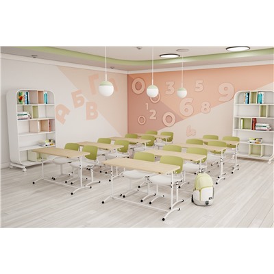 Стул Дельта SHT-S-TN28/5-7
                        д5-7 красный абрикос / белый муар