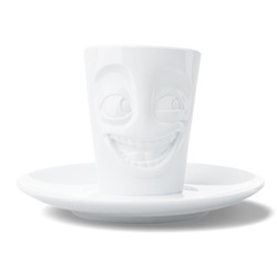 Кофейная пара Joking, 80 мл, белая