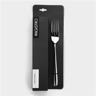 Набор вилок столовых Magistro «Джентри», длина 21 см, нержавеющая сталь, серебристый