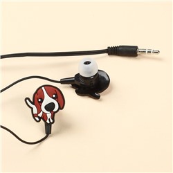 Вакуумные наушники с микрофоном и запасными амбушюрами