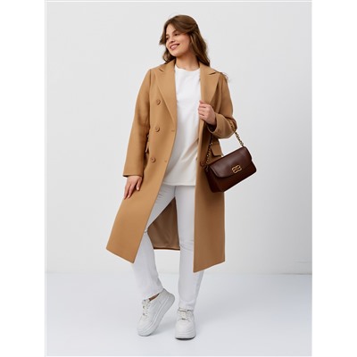 Пальто женское демисезонное 25775 (кэмел)