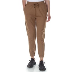 E752 DK. BEIGE Брюки спортивные утепленные женские (хлопок 95%, полиэстер 5%)
