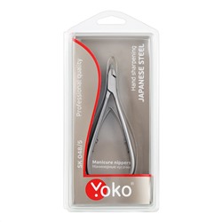 YOKO Кусачки маникюрные для кутикулы / Professional Quality SK 048-5, двойная пружина, ручная заточка, 5 мм