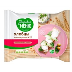 Хлебцы №11 пшенично-ржаные "Здоровое меню" в коррексе 90гр