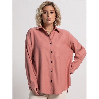 Рубашка Загадочная девушка (пыльная роза) Б15170-4М