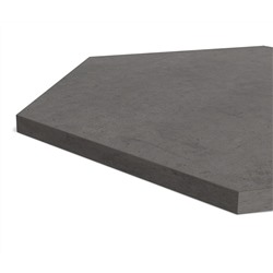 Столик журнальный SHT-TU37/ТТ20 70 ЛДСП
                        золото / бетон чикаго темно-серый