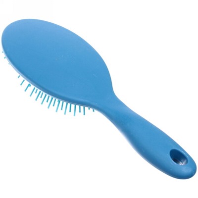 Расческа массажная "Lady Brush", форма овальная, цвет синий, 22,5*7см (блистер Ultramarine)