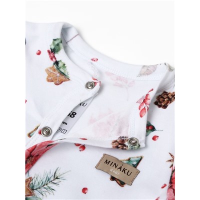 Комбинезон детский детский MINAKU Winter, рост 74-80 см, белый