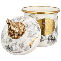 БАНКА ДЛЯ СЫПУЧИХ ПРОДУКТОВ AGNESS, СЕРИЯ ЯБЛОНЕВЫЙ САД, 9 Х 9СМ, 500МЛ