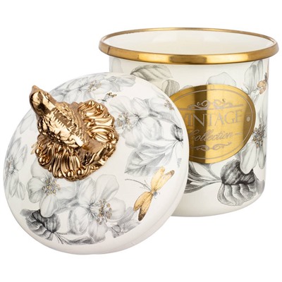 БАНКА ДЛЯ СЫПУЧИХ ПРОДУКТОВ AGNESS, СЕРИЯ ЯБЛОНЕВЫЙ САД, 9 Х 9СМ, 500МЛ