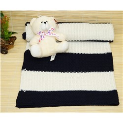 Вязаный Плед с Мягкой Игрушкой в Подарочной Упаковке 100x120 см. Bebek Battaniye Aren