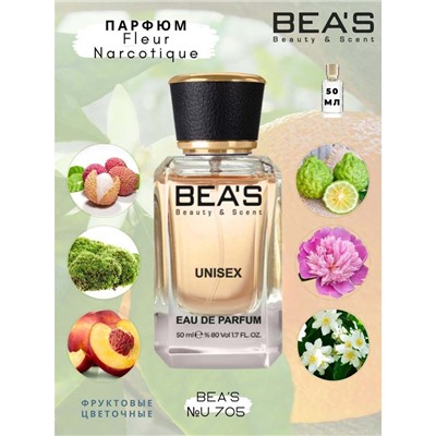 Beas U705 Ex Nihilo Fleur Narcotique edp 50 ml, Парфюм унисекс Beas U705 создан по мотивам аромата Ex Nihilo Fleur Narcotique