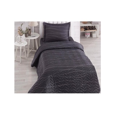 1 сп. Стеганое Покрывало Двустороннее 160x220 см. с Наволочкой 50x70 см. Verda Gri