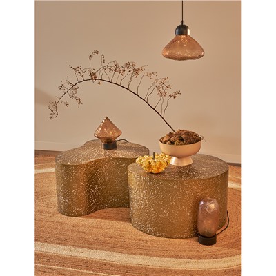 Набор из 2-х столиков Grannis, золотистые