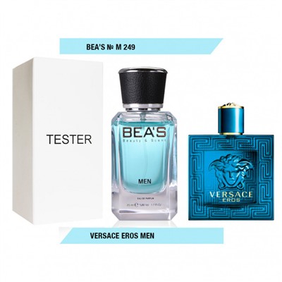 Tester Beas M249 Versace Eros For Men edp 25 ml, Парфюм мужской Beas M249 создан по мотивам ароматаVersace Eros