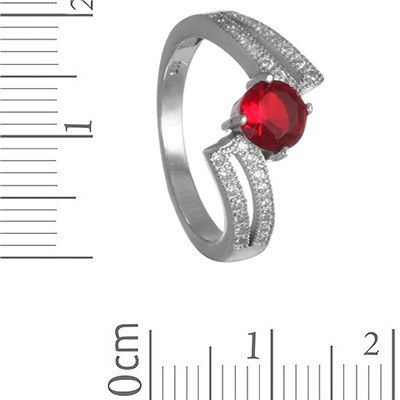 Кольцо 'Елена' с фианитами ТФКС.В05ФЦ3