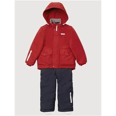 Комплект утеплённый для мальчика NIKASTYLE 7м2325 Чили графит