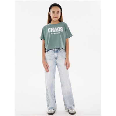 Футболка "Хаос" оливка детская