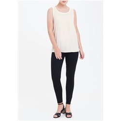 Stone Sleeveless Satin Front Top